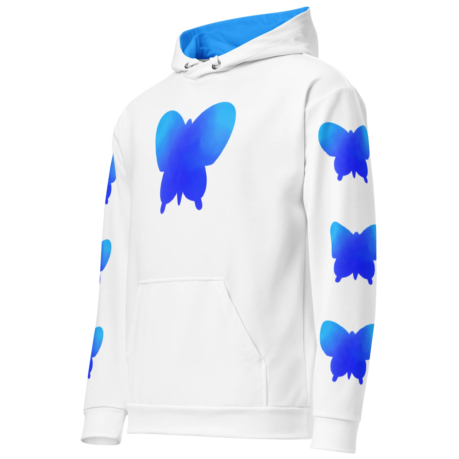 Butterfly Ocean Hoodie (White Variant) product image (2)