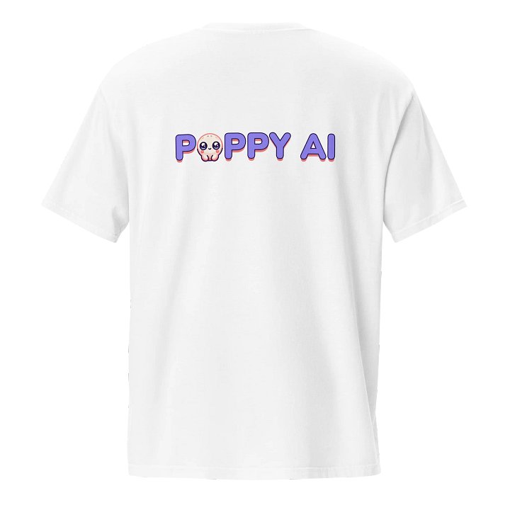 Poppy AI Pocket Tee - White product image (1)