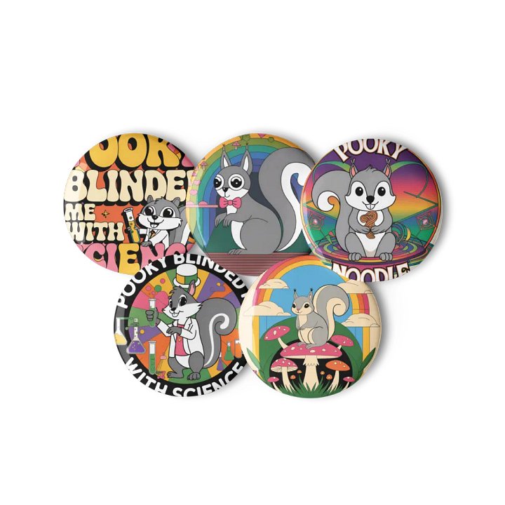 Original Pooky Artwork Buttons- E product image (3)