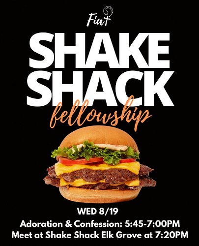 Prayer first. Burgers after. 🍔🙏

Join Fiat this Wednesday for Adoration & Confession from 5:45–7PM at Good Shepherd. Meet us ...
