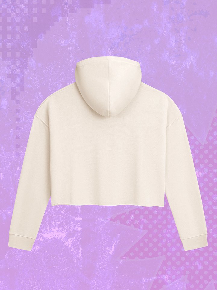 Cheers! in Blue Crop Hoodie product image (2)