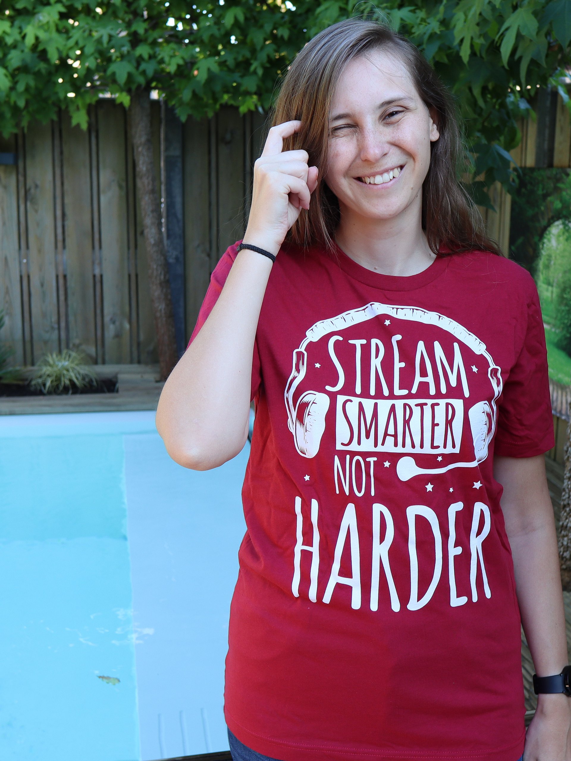 Stream Smarter Not Harder T-Shirt product image (16)