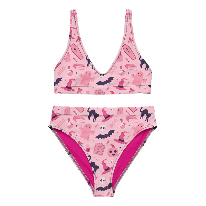Pink Spooky High Waist Bikini product image (1)