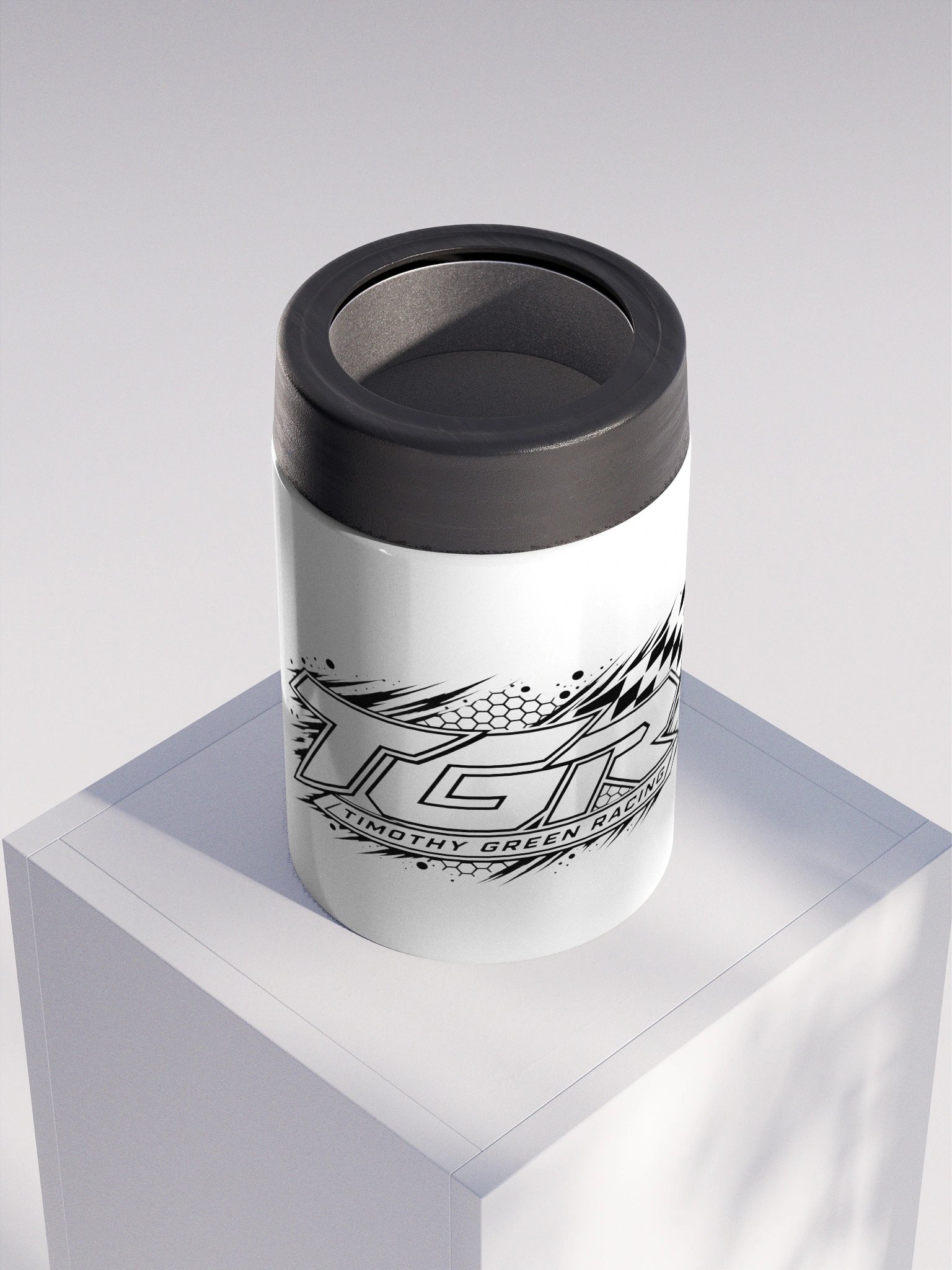 TGR Checkered Flag Stainless Steel Koozie product image (4)