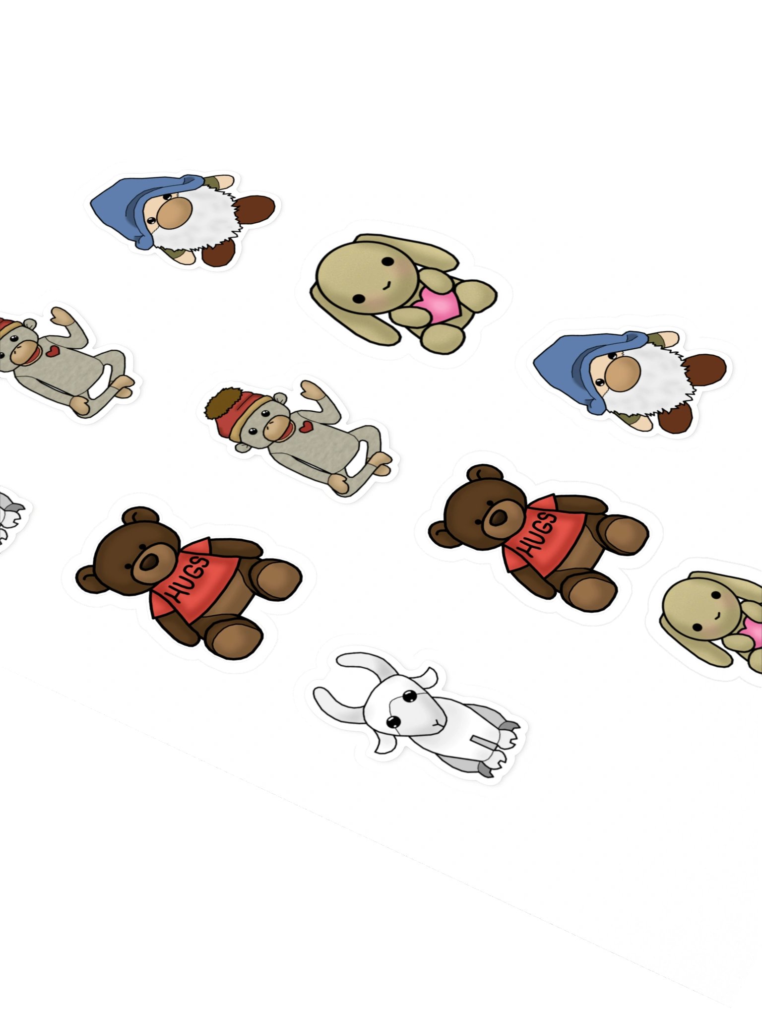 Whimsical Character Sticker Sheet Set product image (2)