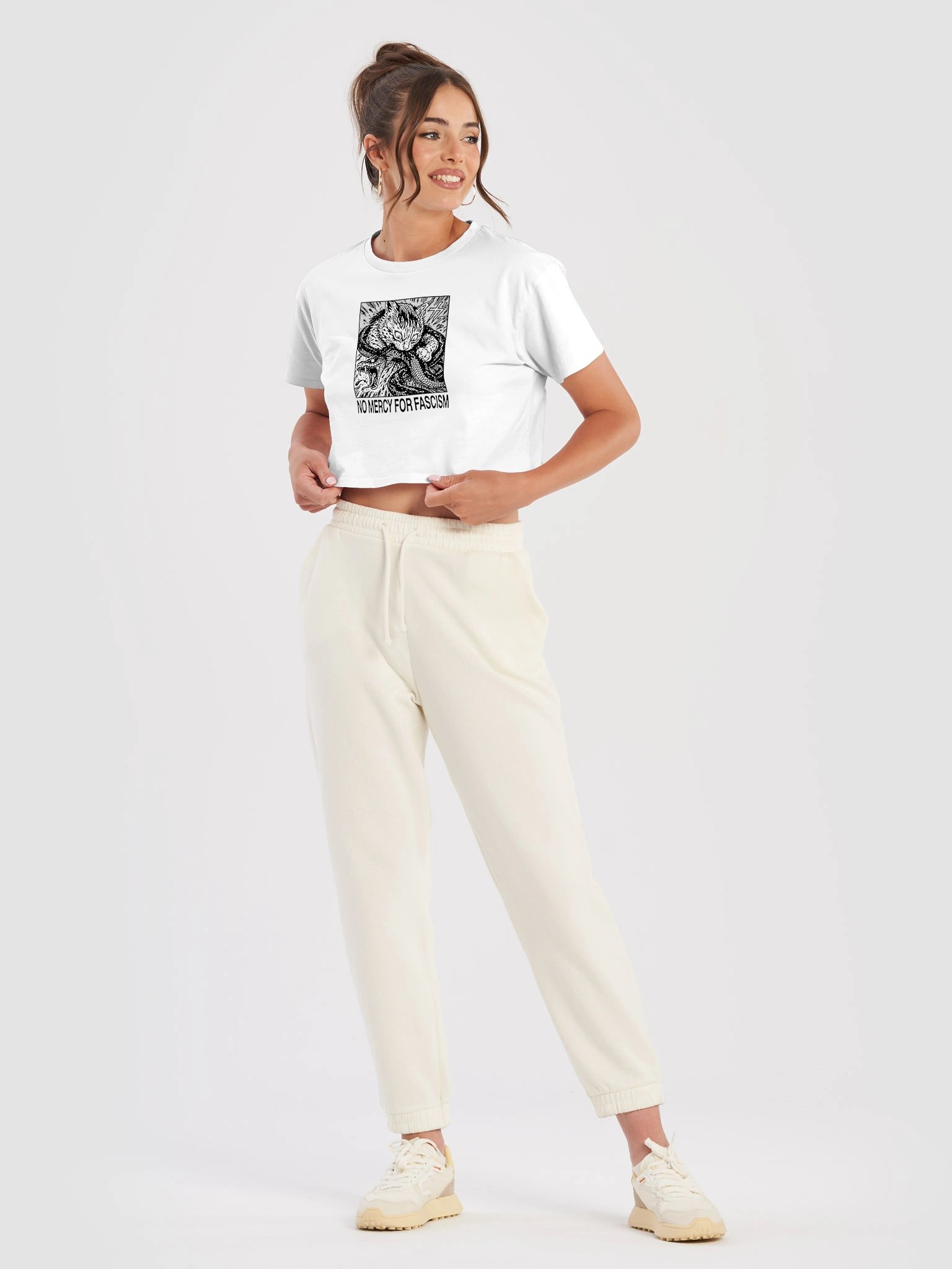 NO MERCY ! Croptops. white vers. product image (3)