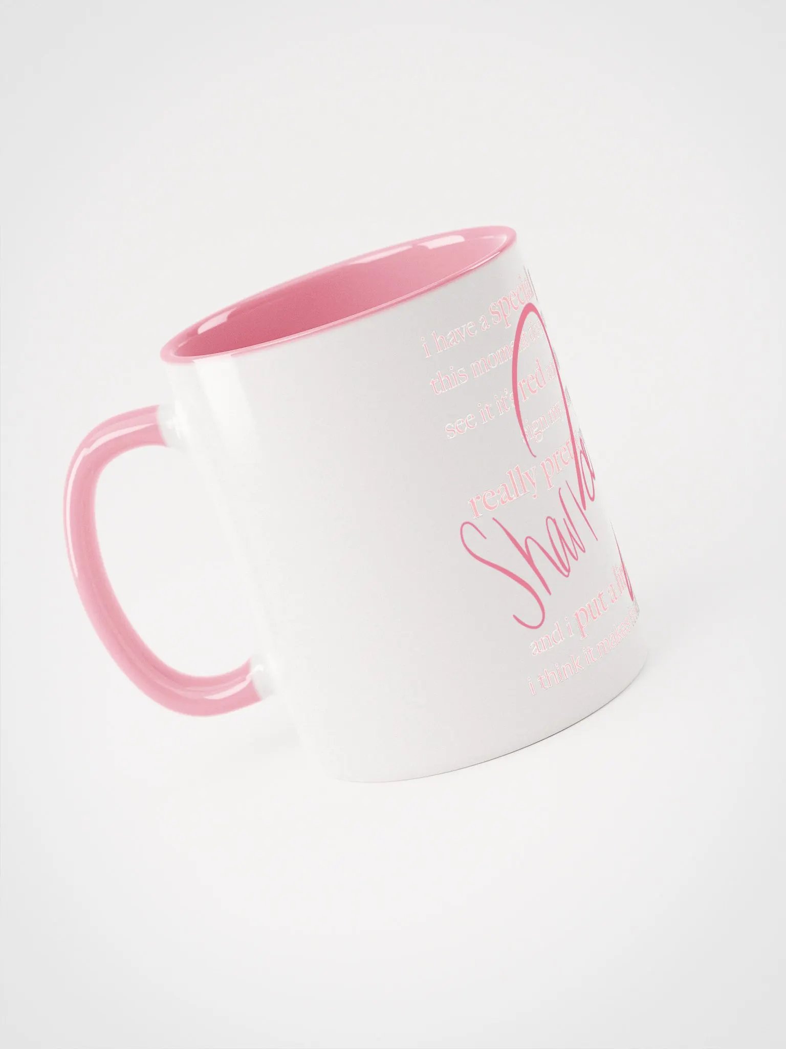sharPAY Soft Blush Dressing Room Mug product image (3)