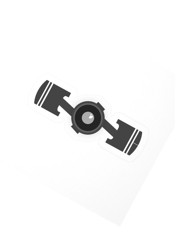 Flat4K Logo Sticker product image (2)
