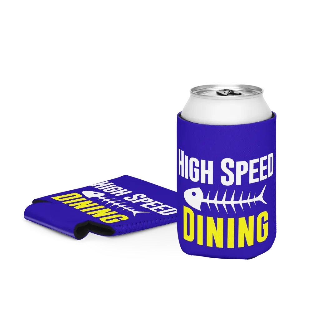 High Speed Dining Fishbone Logo - Can Cooler product image (3)