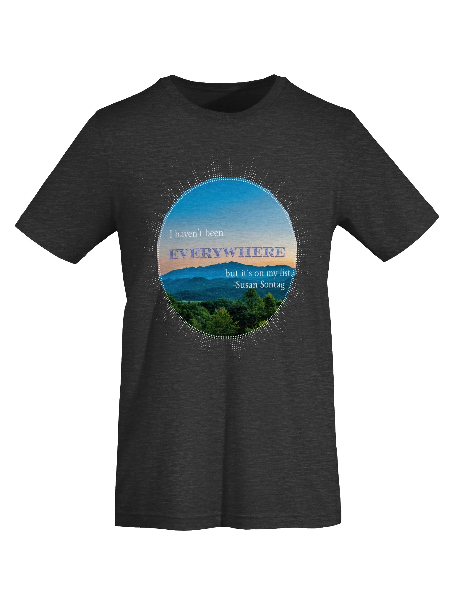 "Everywhere" is on My List Travel Tee product image (5)