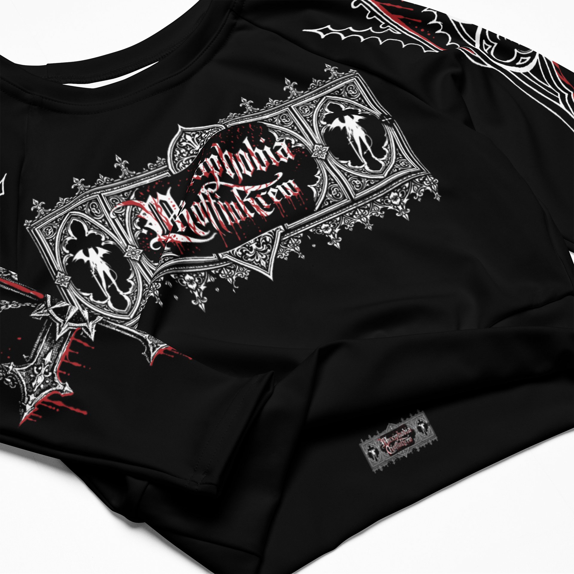 MuxiPhobia L/S Crop Top product image (3)