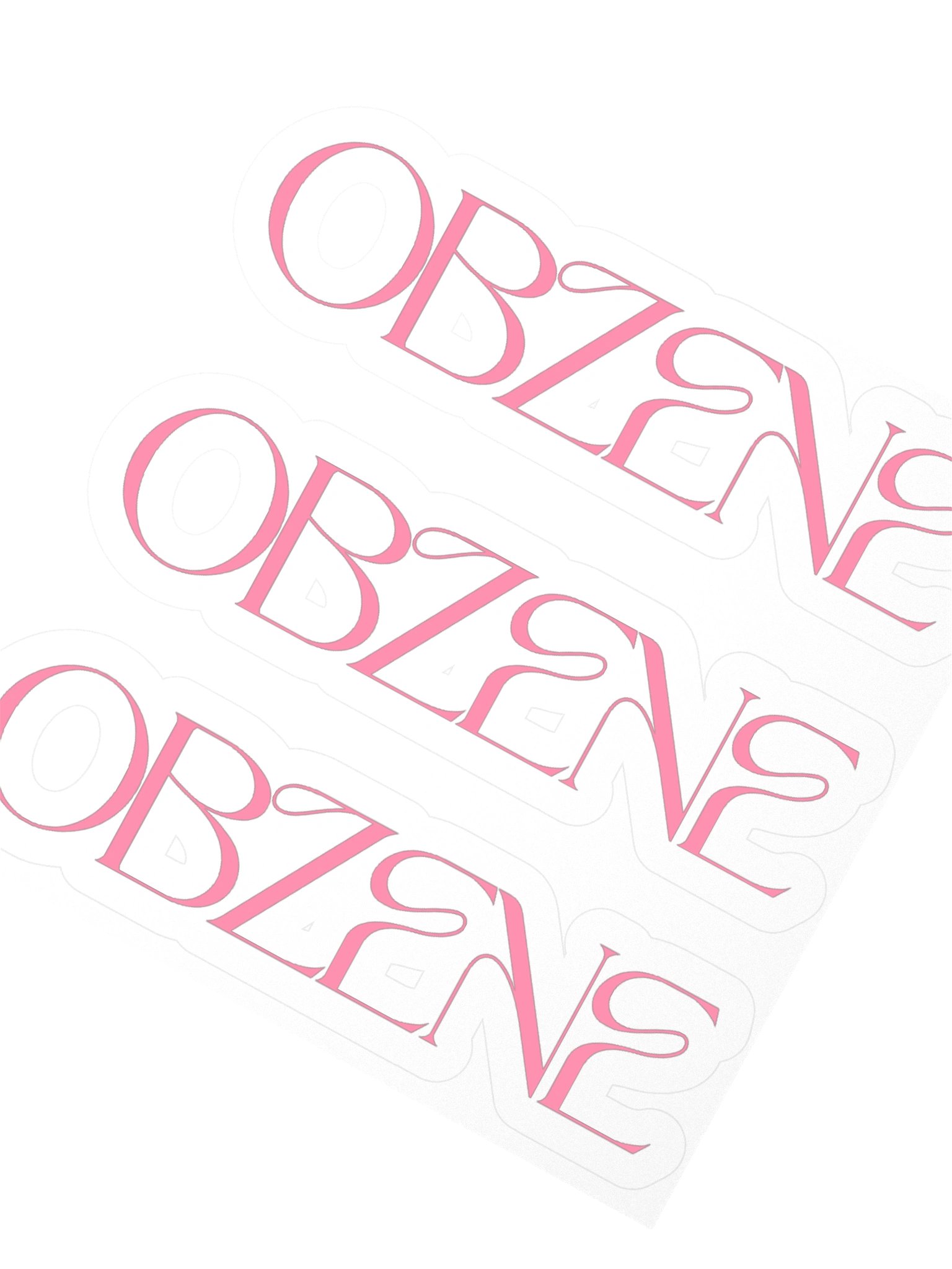 Pink Obzene Sticker product image (2)