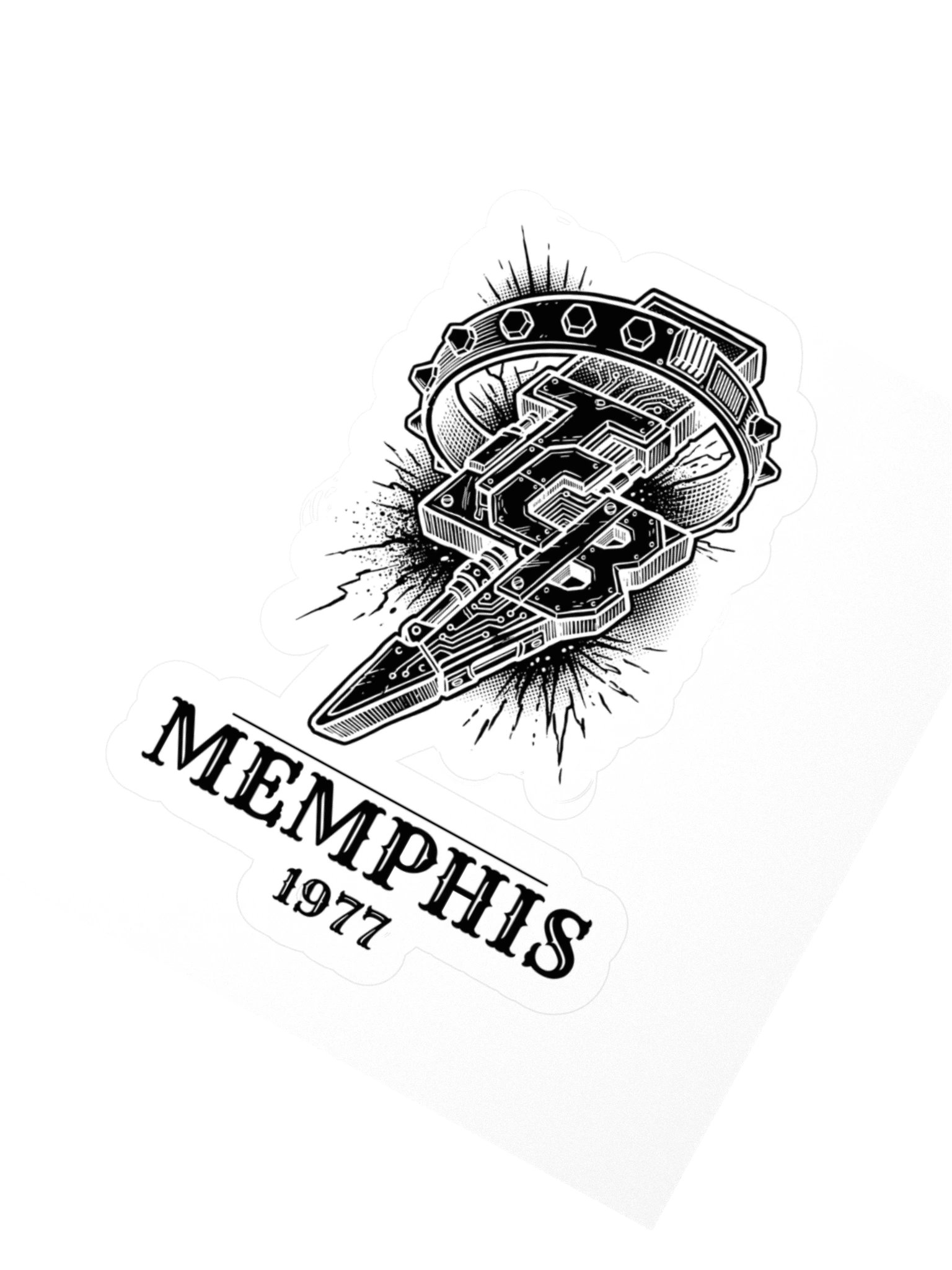Memphis 1977 — Sticker product image (2)
