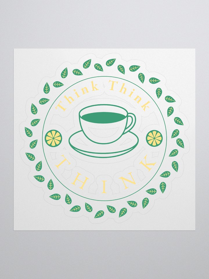 Slogan #7 Think Think Think Sticker product image (1)