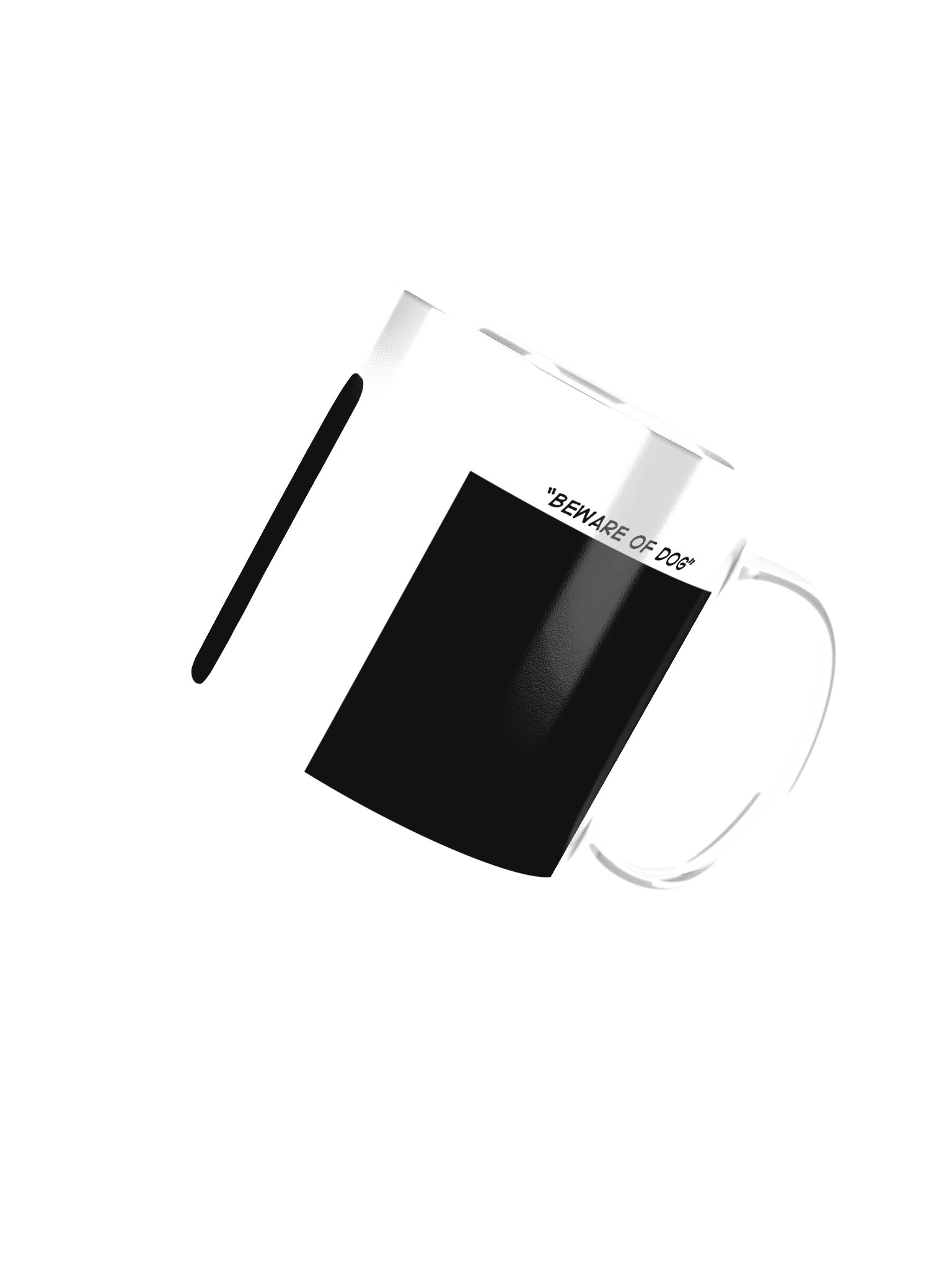 "Beware of dog" mug product image (7)