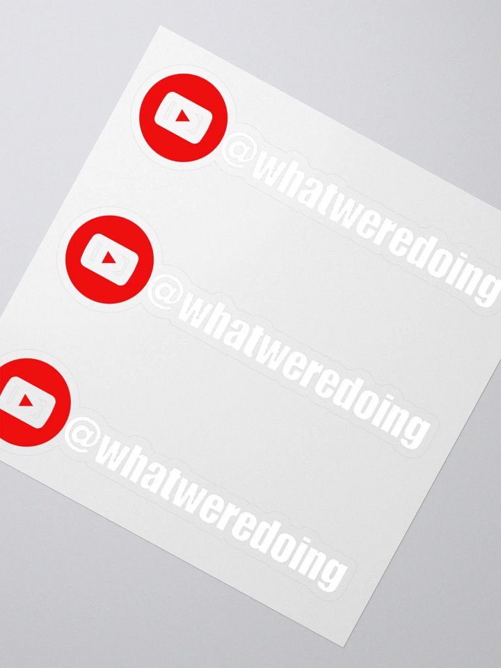Spread the Word Stickers (White) product image (2)