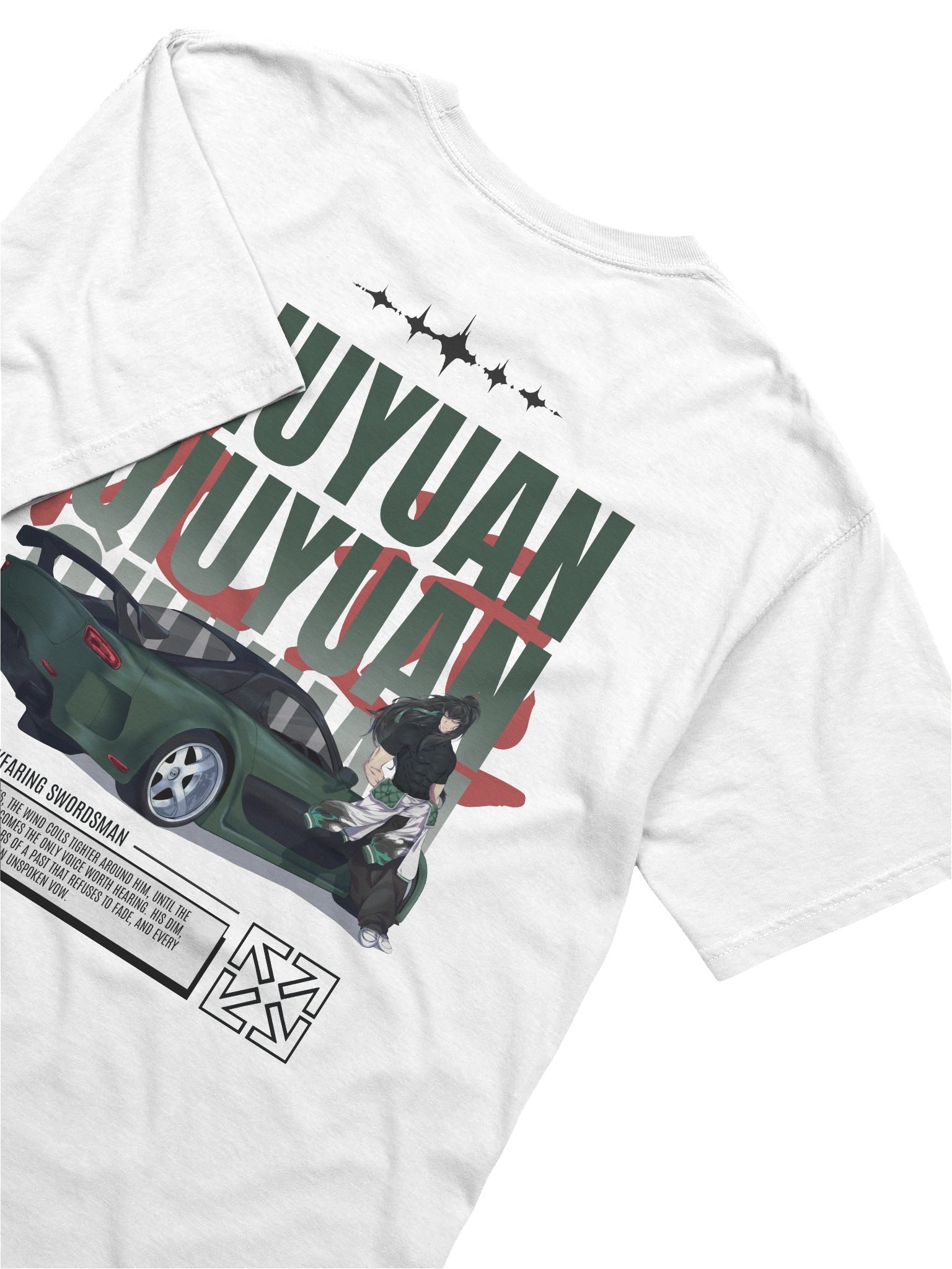 Qiu Yuan JDM T-Shirt (Light Colors) | Wuthering Waves Anime Streetwear product image (2)