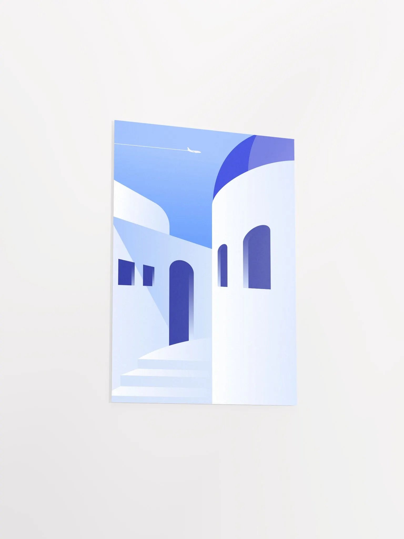 Boho travel art. Santorini, Greece poster — boho travel poster product image (8)