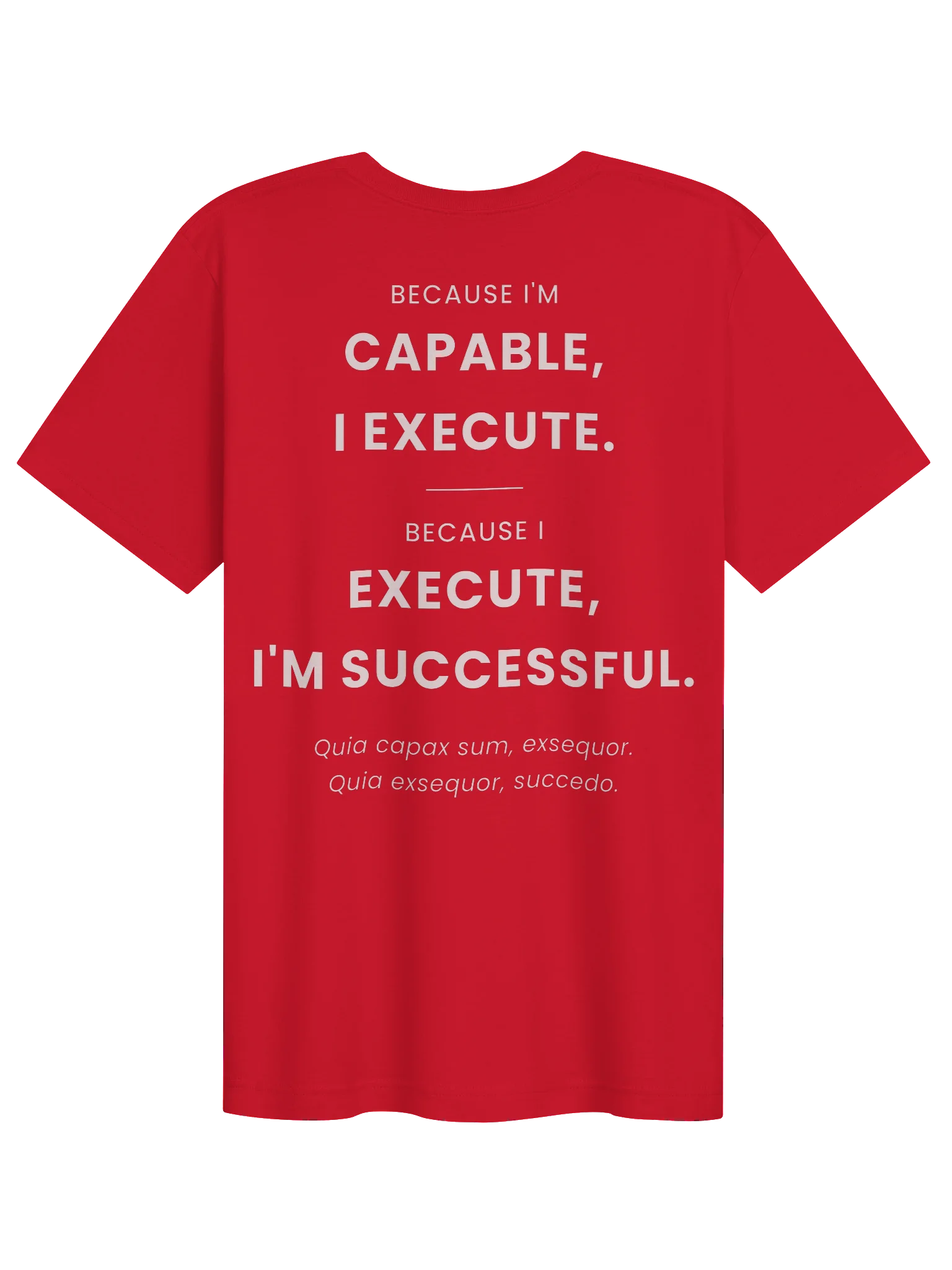 Capable. Execute. Succeed. — Creed Performance Tee product image (2)