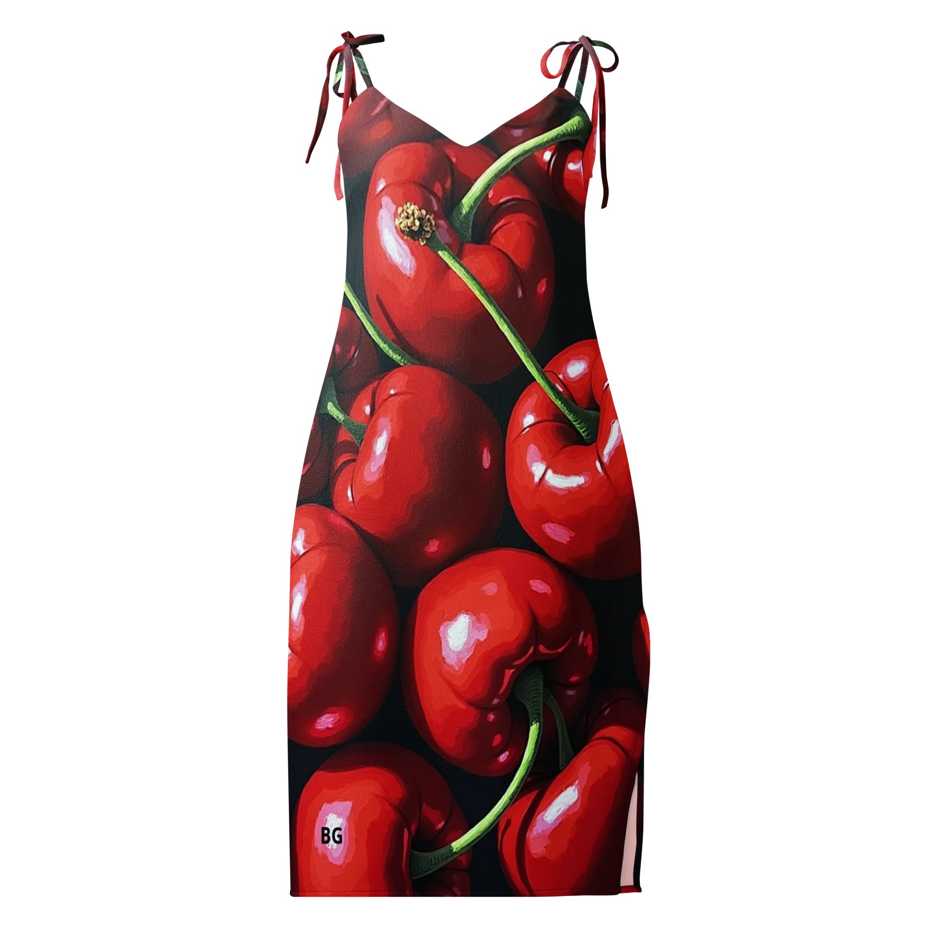 Barry Grady Cherries Chiffon Slip Dress product image (1)