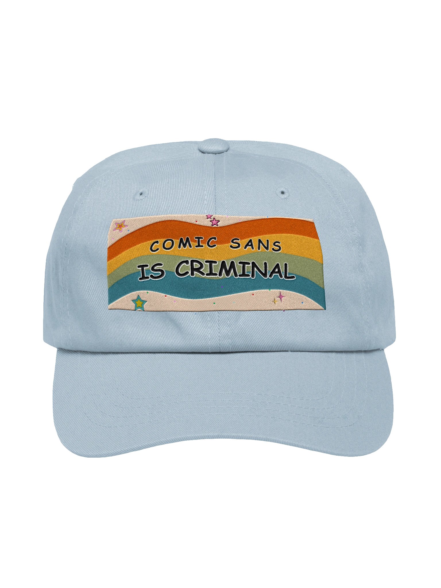 Comic Sans Is Criminal Dad Hat product image (1)