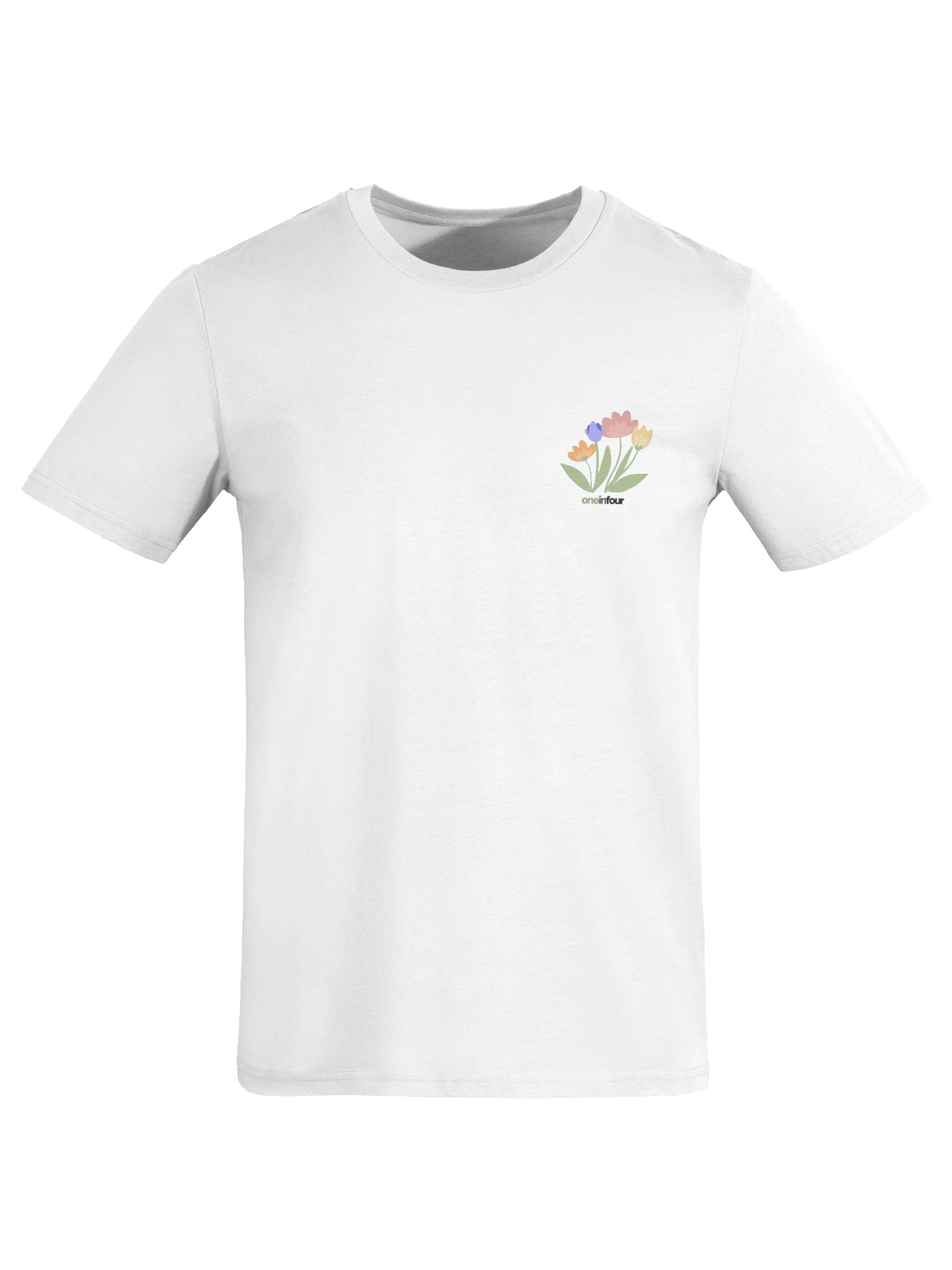 '1 in 4' Floral 2026 Memorial Shirt (organic cotton, light) product image (7)