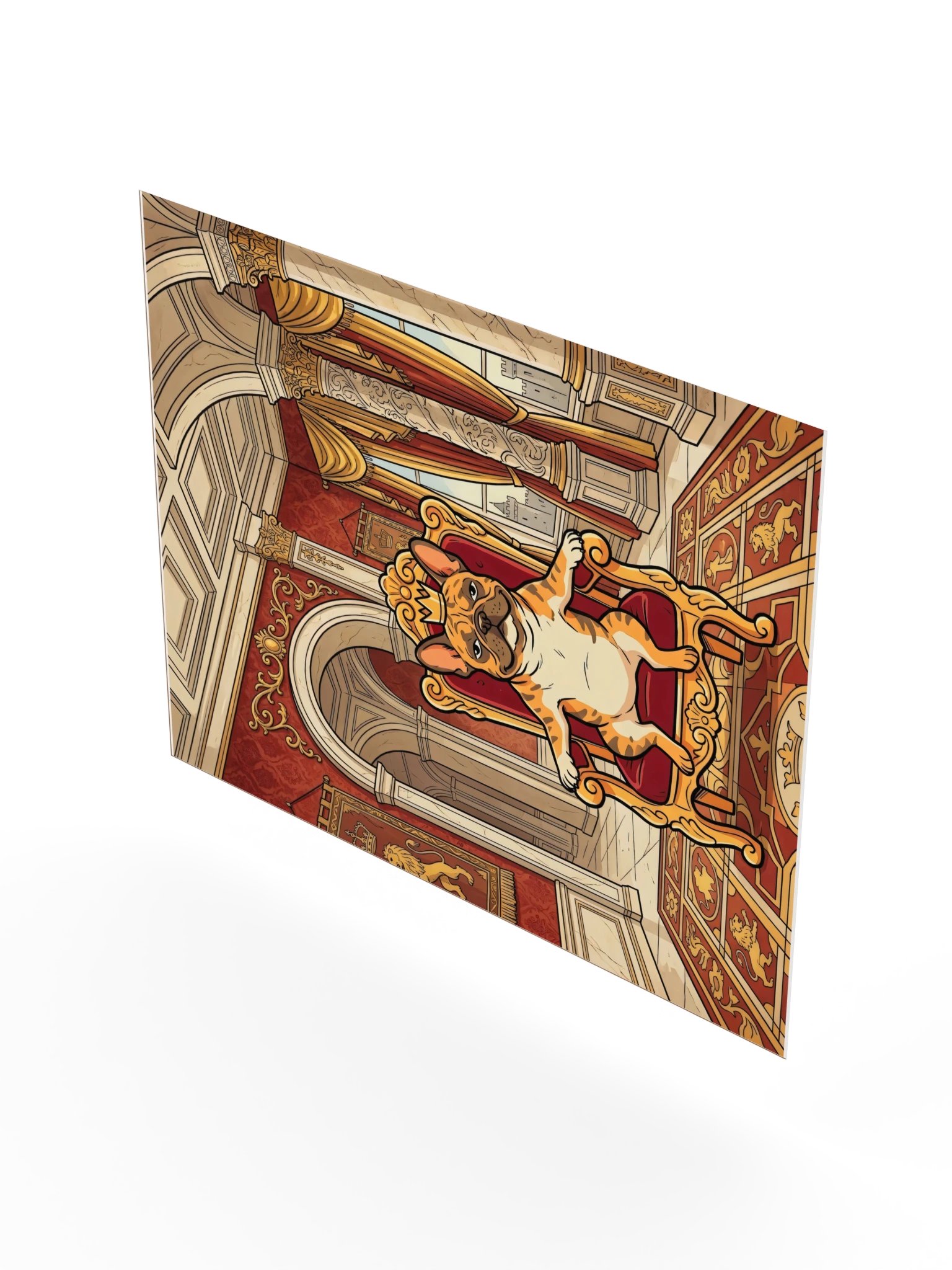 French Bulldog on the Throne Poster product image (22)