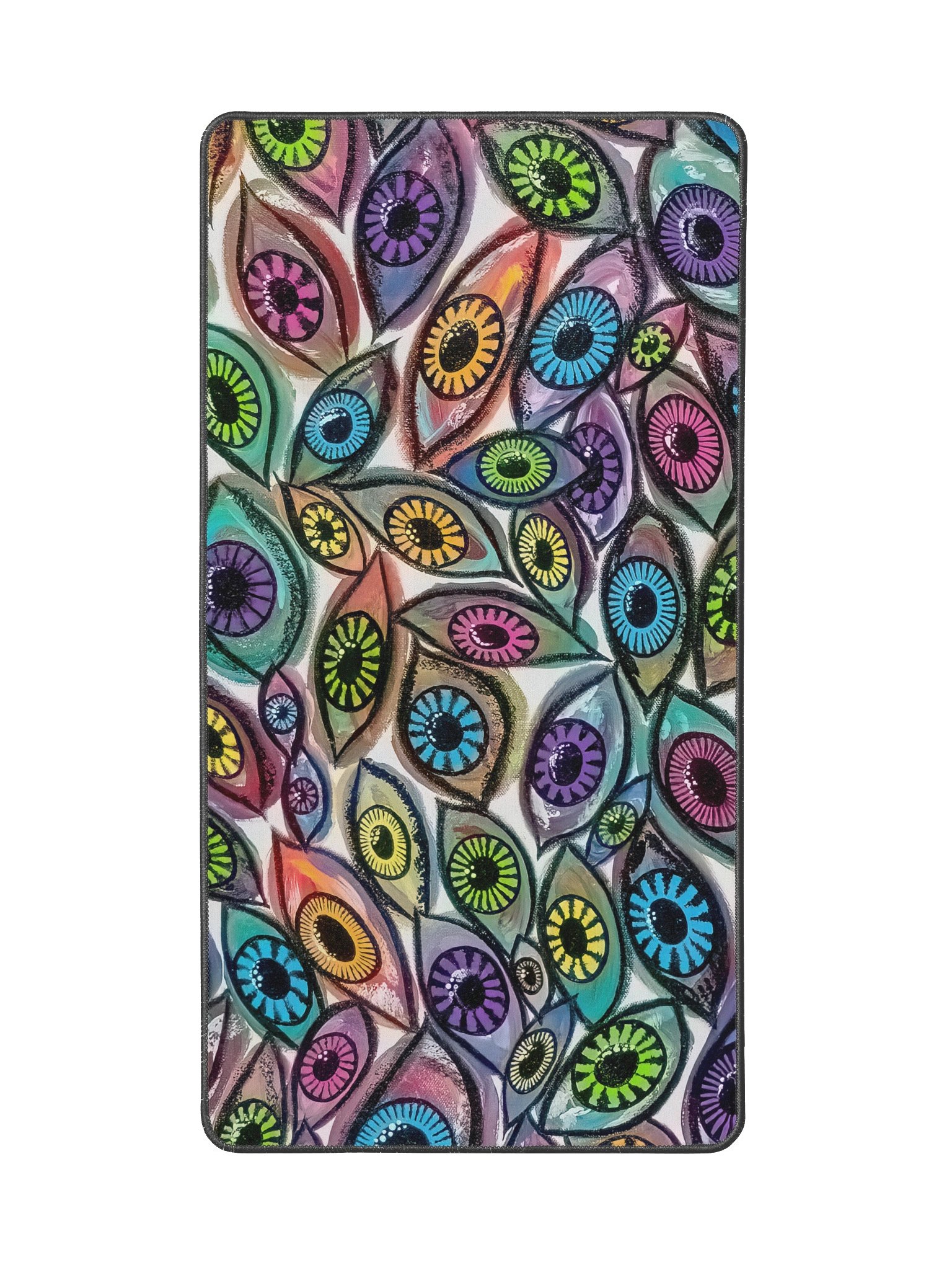 Psychedelic Eyes XL Desk Mat 15.5 x 31.5 | Eye See You Too product image (2)