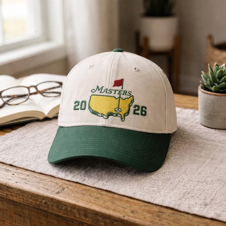Official 2026 Masters Commemorative Hat | Premium Augusta Map Embroidery product image (1)
