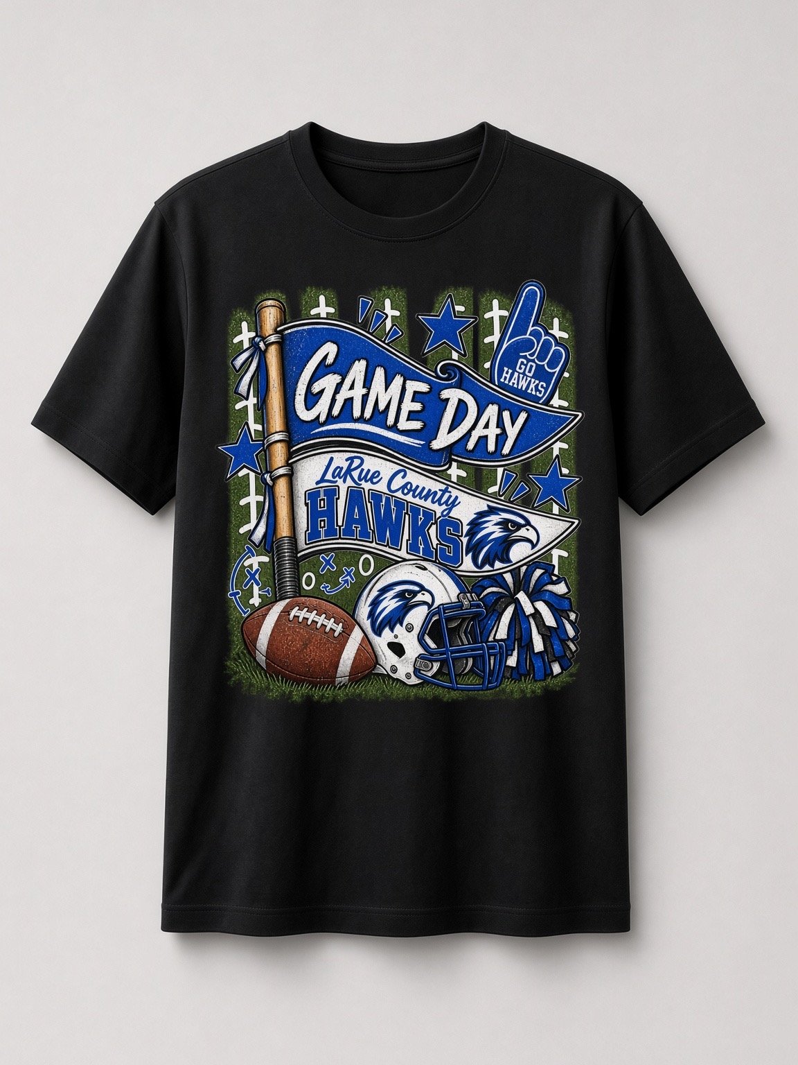Football ball Game Day Tee product image (3)