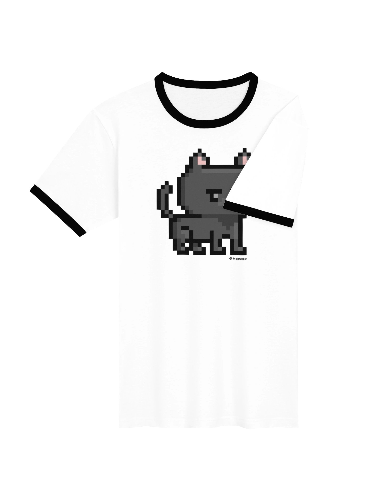 Black Cat Questie Ringer Tee - Unisex product image (5)