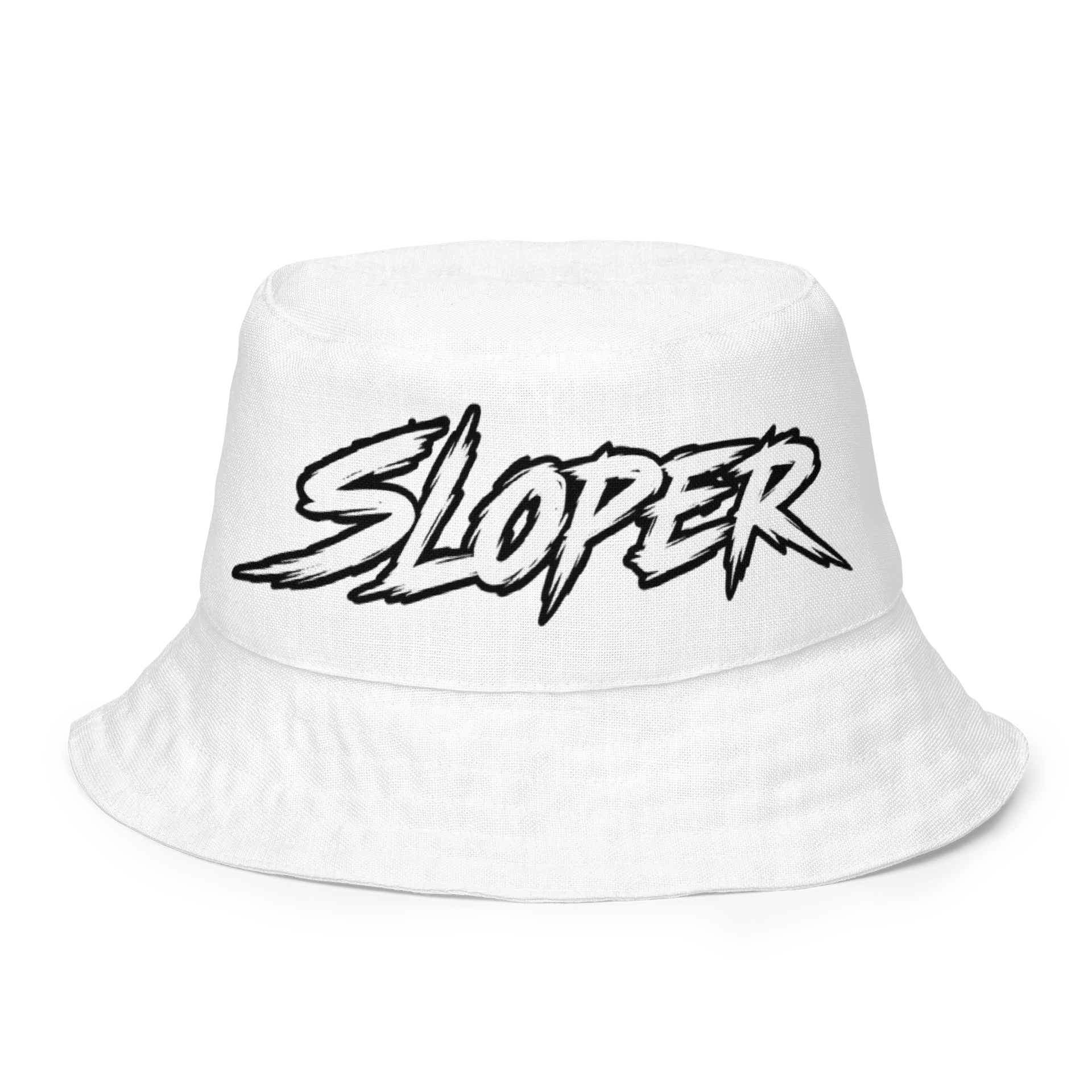 White Sloper Bucket Hat product image (7)