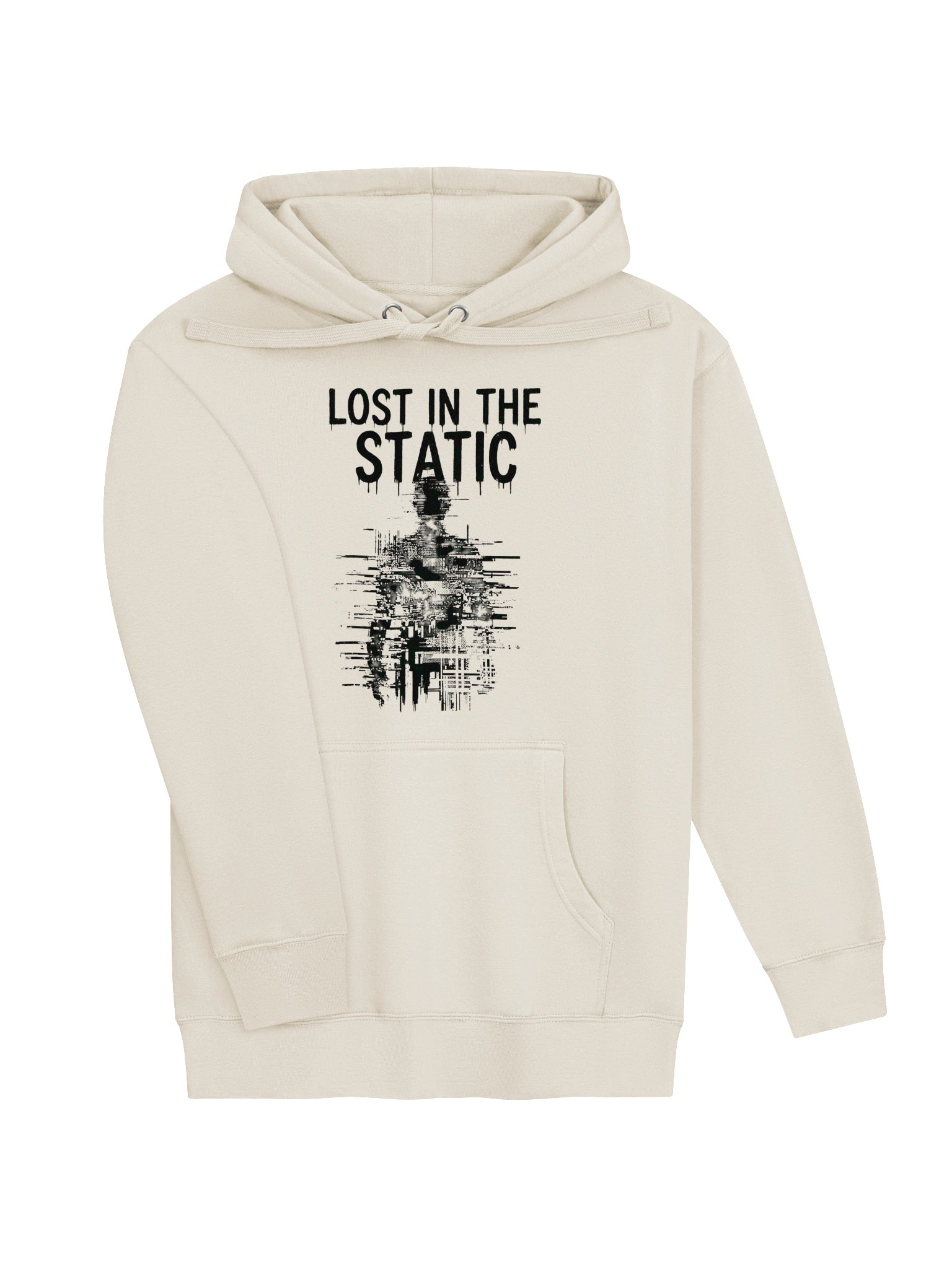 Lost In The Static | Distressed Streetwear Hoodie product image (5)