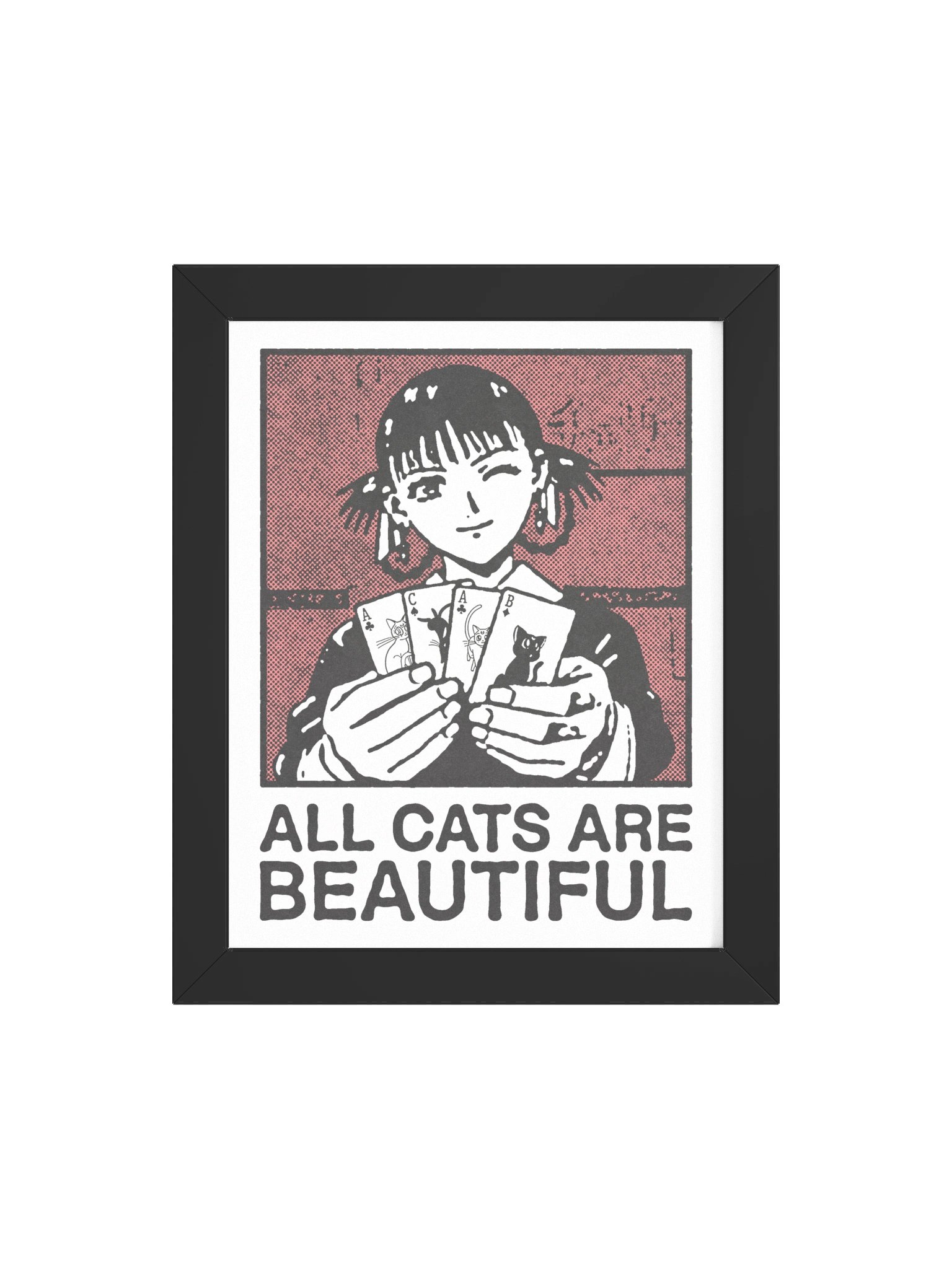 LOVE CATS ! Framed Print. product image (4)