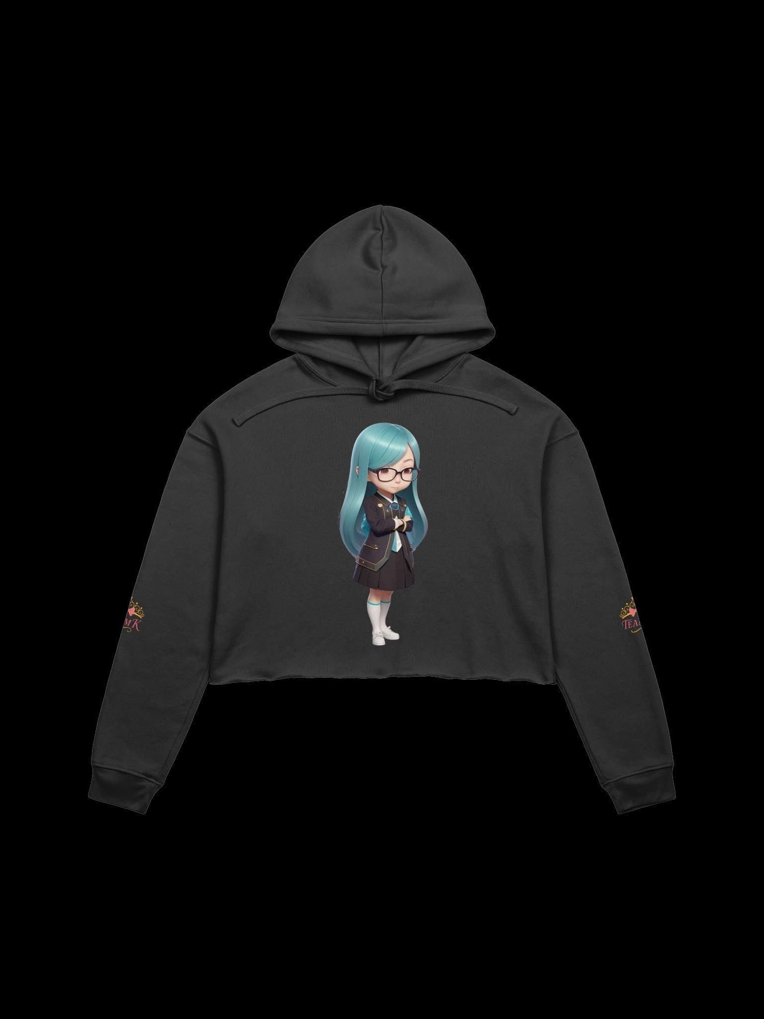 (Aqua CHIBI) K Crop Hoodie product image (1)