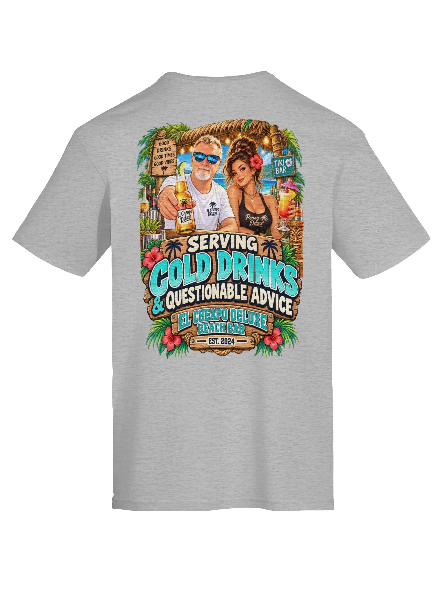 El Cheapo Deluxe Beach Bar - Questionable Advice Tee product image (77)