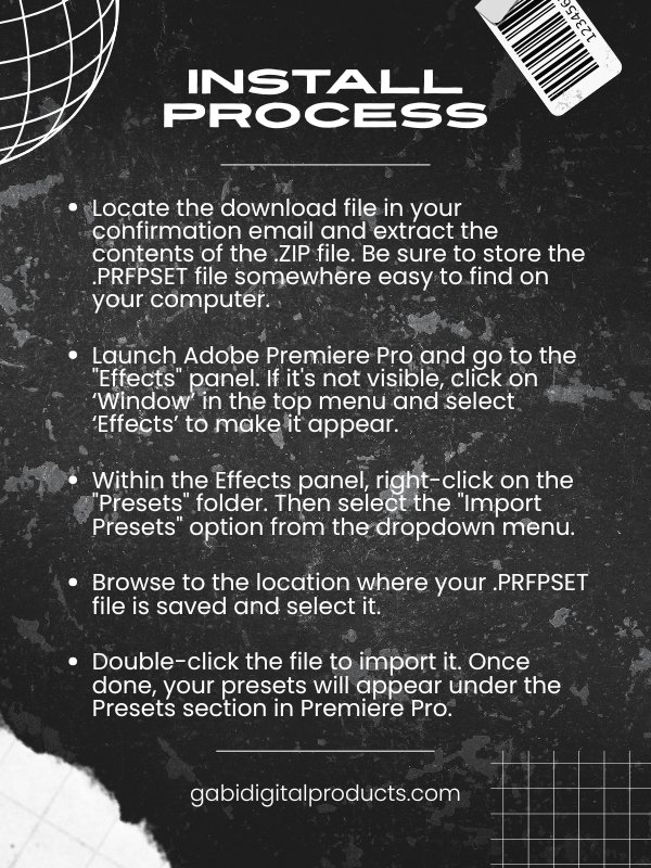 Premiere Pro MRR/PLR Editing TRANSITIONS product image (11)