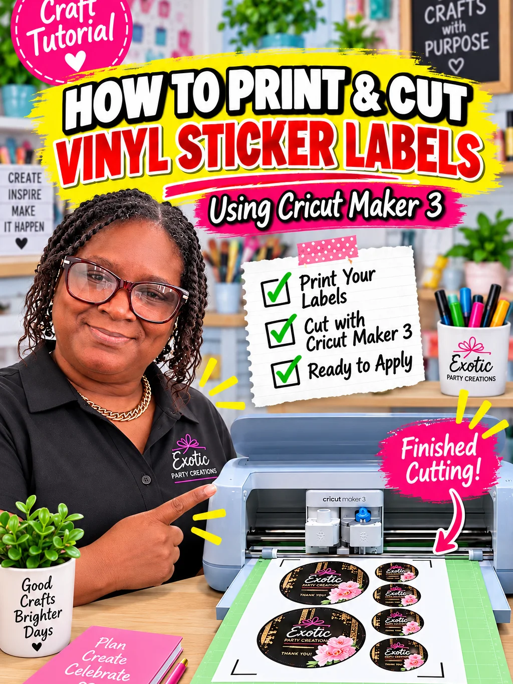 Custom Vinyl Record Sticker Labels with DIY Made Easy Canva Tutorial for Beginners product image (3)