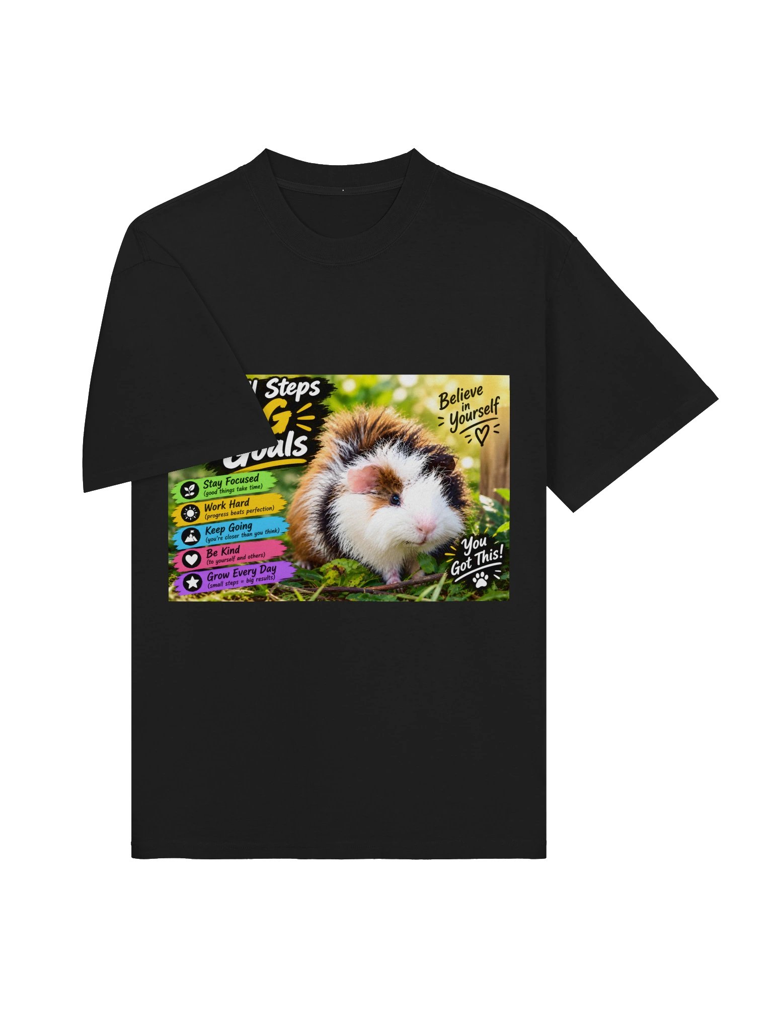 Small Steps, Big Goals Guinea Pig Tee product image (3)