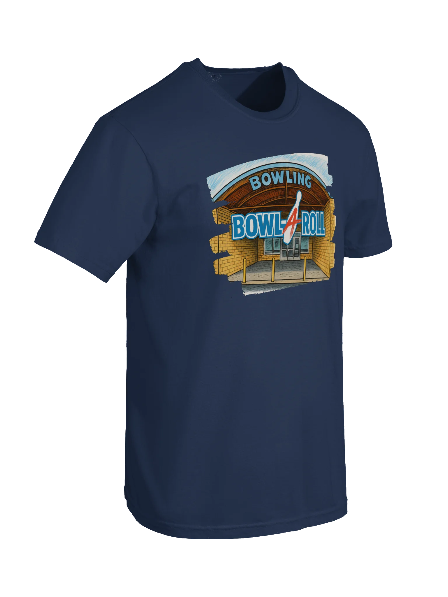 Bowl-A-Roll Caricature T-Shirt product image (2)