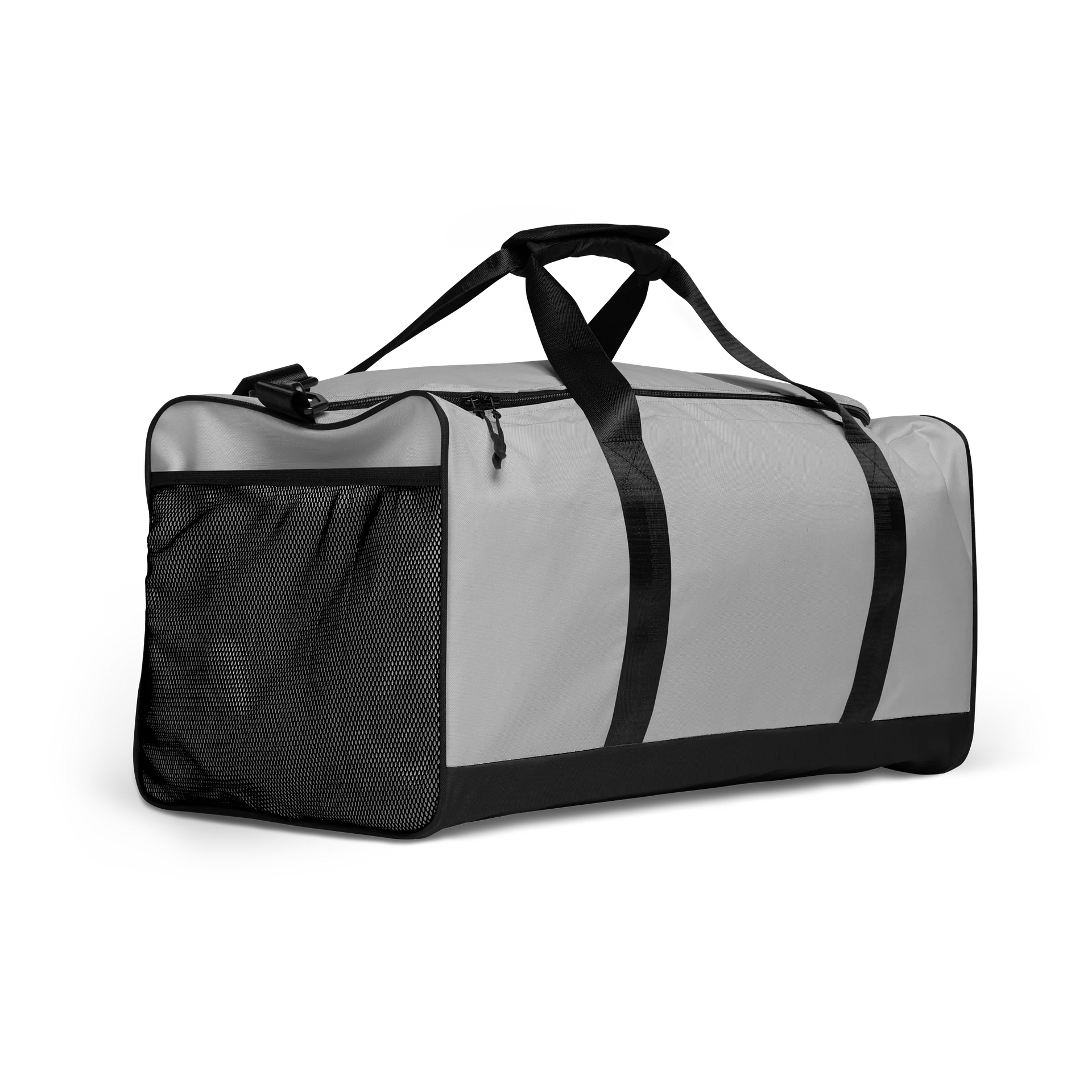 Minimal Gray All-Over Print Duffle Bag product image (3)