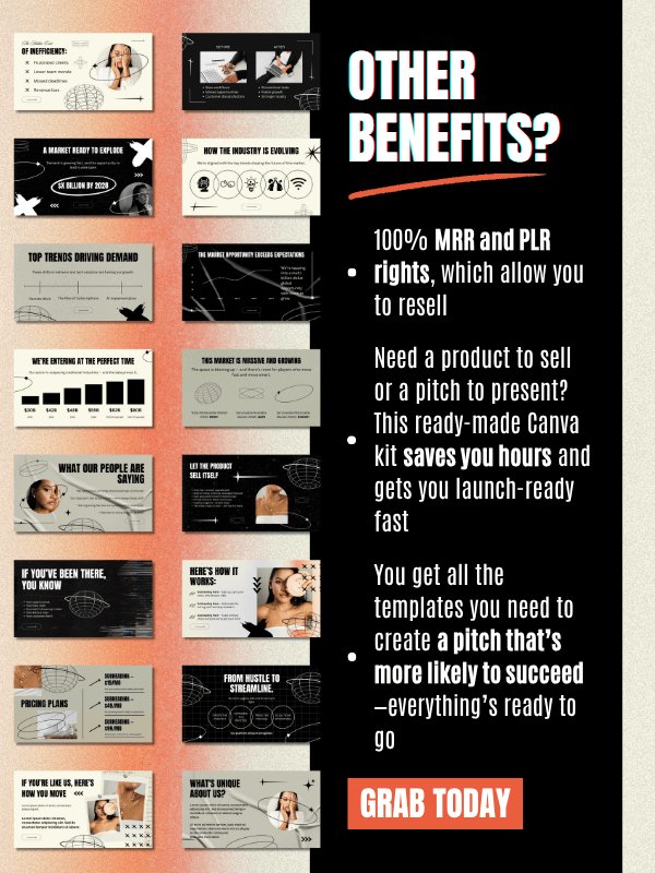 MRR/PLR Slide Deck Templates product image (7)