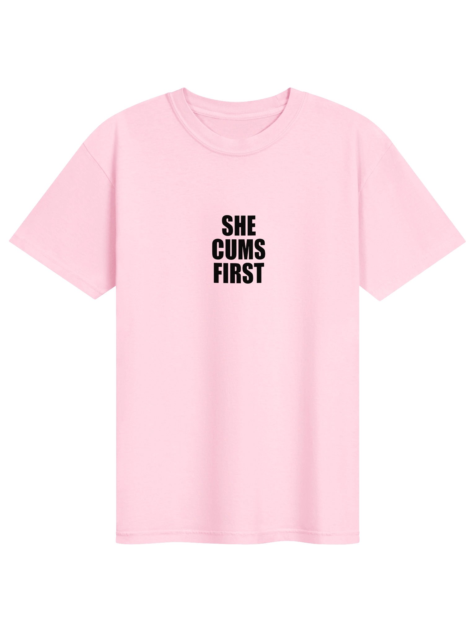 she cums first - T-Shirt product image (1)