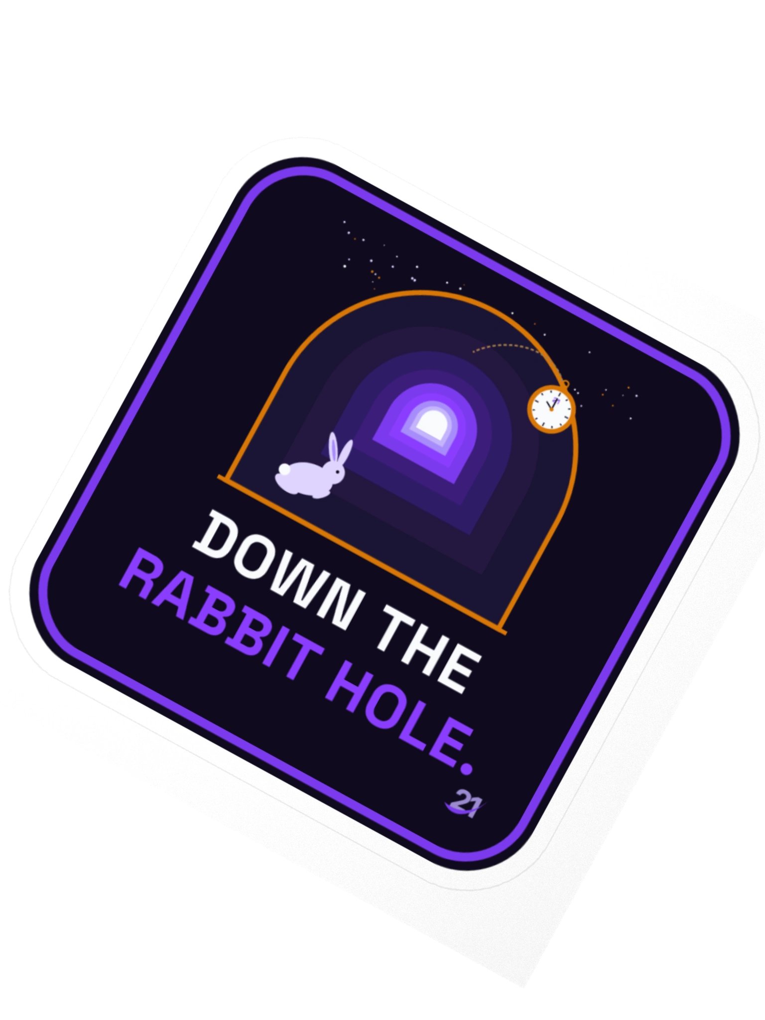 Went Down the Rabbit Hole, Came Back Remembering Sticker product image (2)