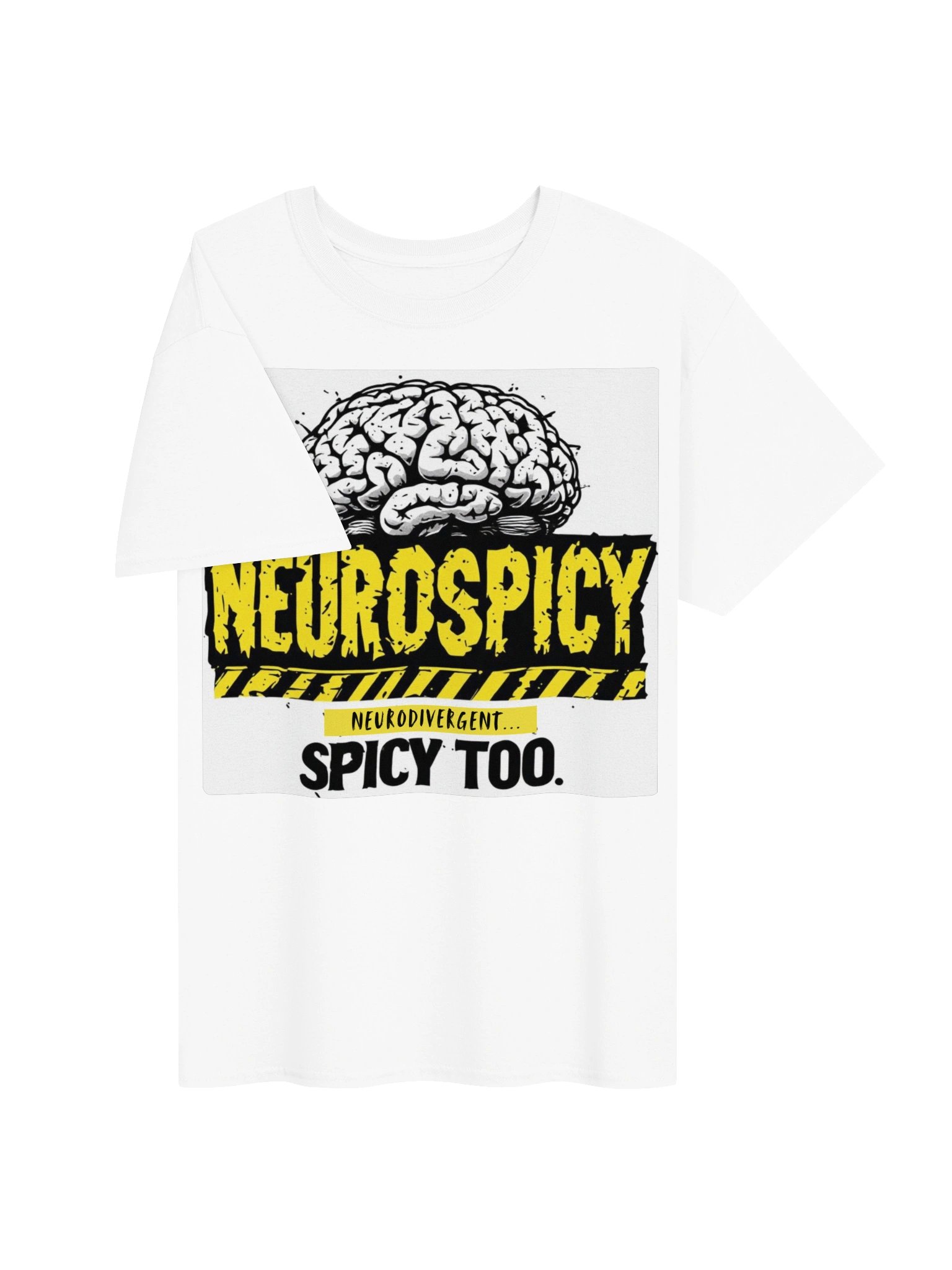 Neurospiky Bold Brain Graphic Tee product image (16)