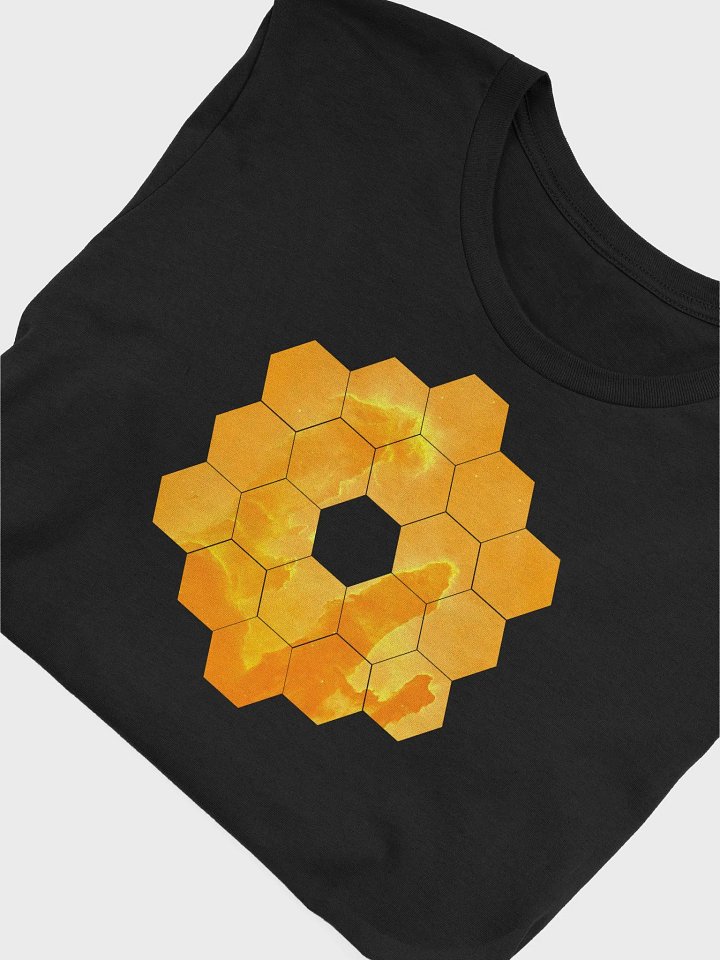 Golden JWST T-shirt, NASA T-shirt, James Webb Space Telescope T-Shirt — Unisex space T-shirt product image (1)