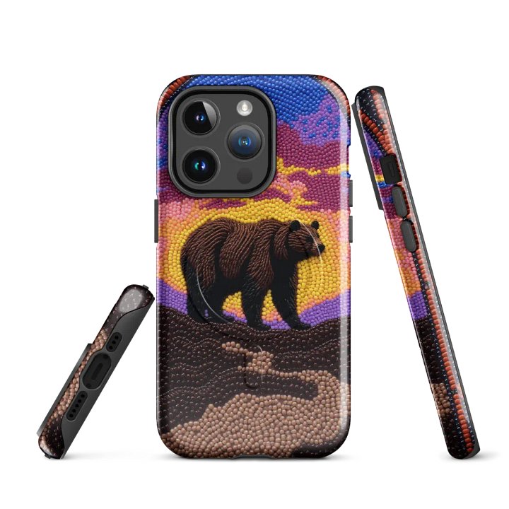 Bear Sunset MagSafe® Tough iPhone® Case product image (3)
