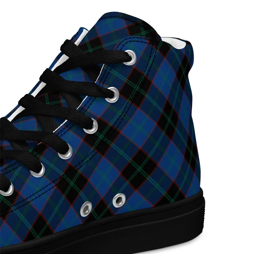 Hume Tartan Men's High Top Shoes product image (12)