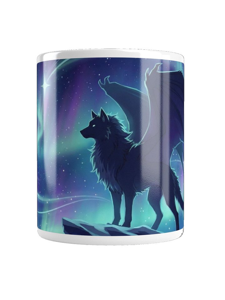 Mystical Winged Wolf Mug product image (5)