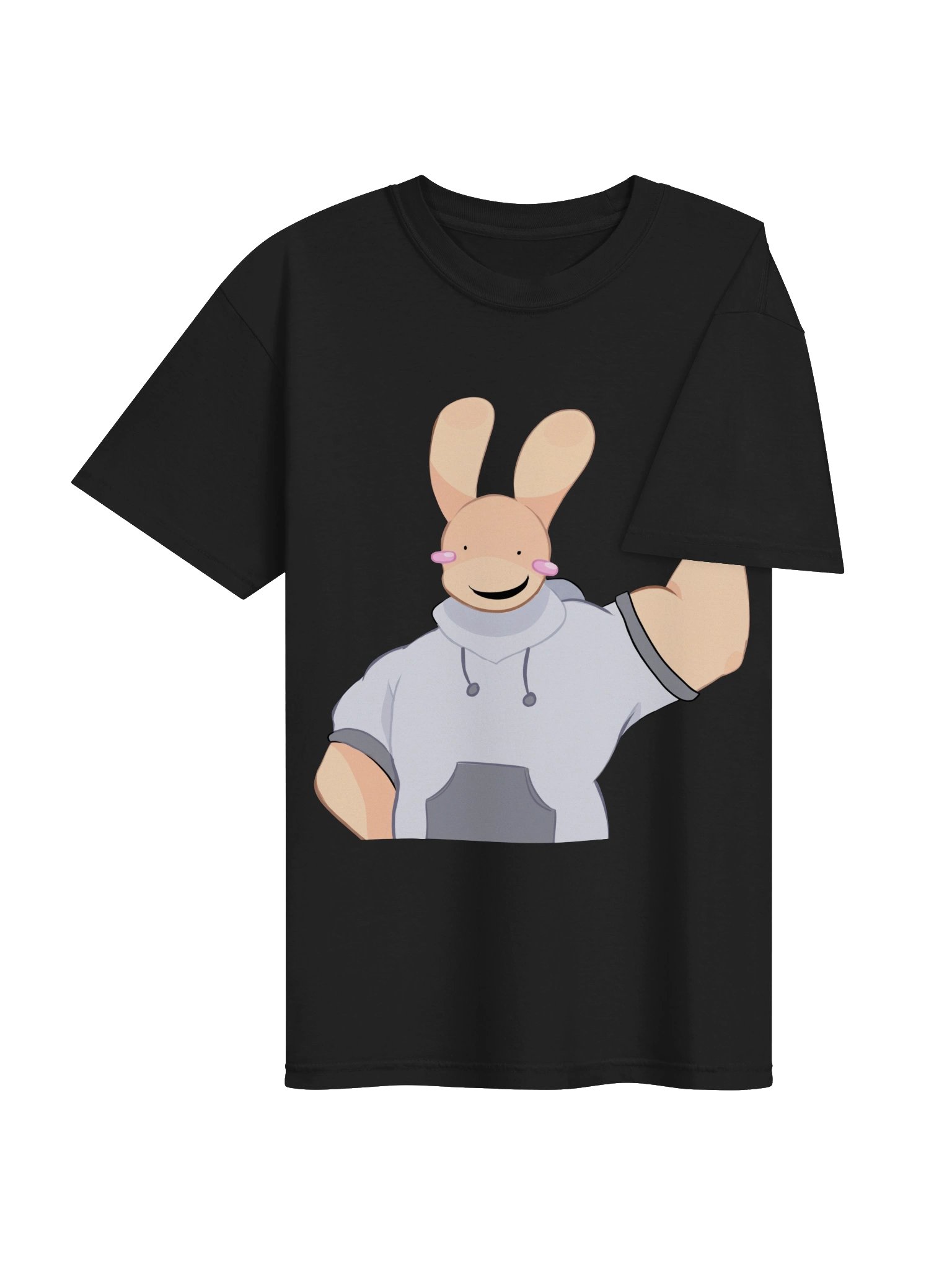 Flex Bunny T-Shirt – Funny Confident Energy Unisex Tee product image (53)